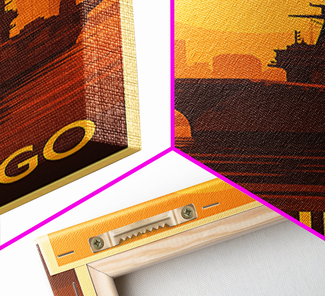 San Diego Travel Poster, Canvas Print, Gold Art Deco Poster Art, San Diego Wall Art, Fine Art Print, Vintage City Poster, City Art Print