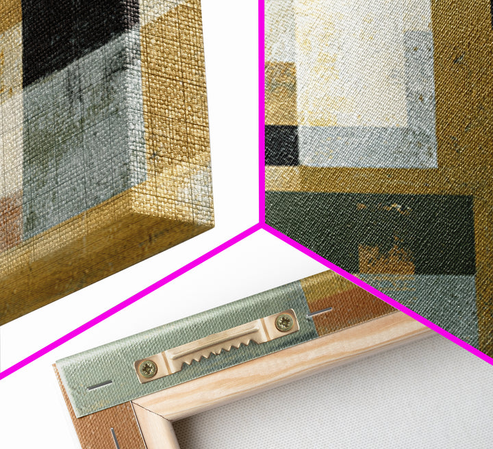Warm Abstract Arches Framed Canvas Print, Guest Bedroom Art, Living Room Decor, Bedroom Decor, Guest, Farmhouse Wall Art, GBA-1x1-27