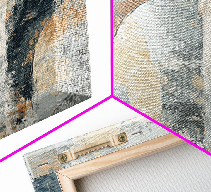 Warm Abstract Arches Canvas Print, Guest Bedroom Art, Home, Bedroom Decor, Guest, Bedroom Wall Art, Bedroom Wall Decor, GBA-1x3-39
