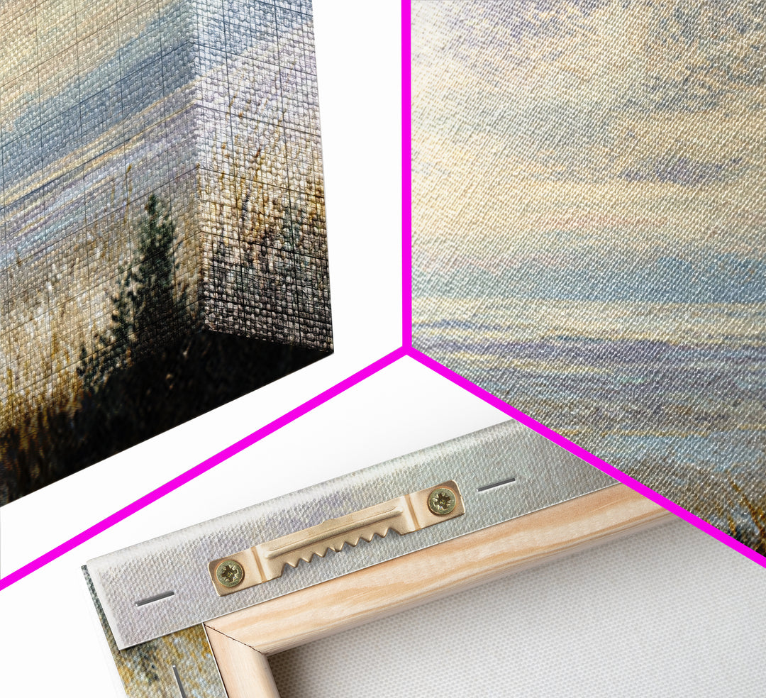 Romantic Cloudscape in Blush and Ivory Canvas Print, Guest Bedroom Art, Printable Wall Art, Bedroom Decor, Fine Art, Guest, GBA-2x1-31