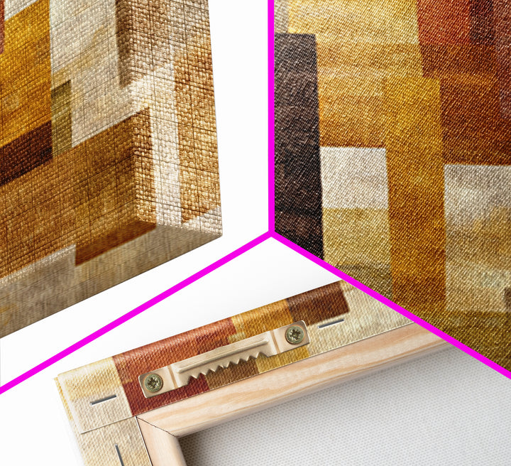 Abstract Woven Texture Framed Canvas Print, Guest Bedroom Art, Textured Painting, Bedroom Decor, Fine Art, Guest, GBA-2x3-22