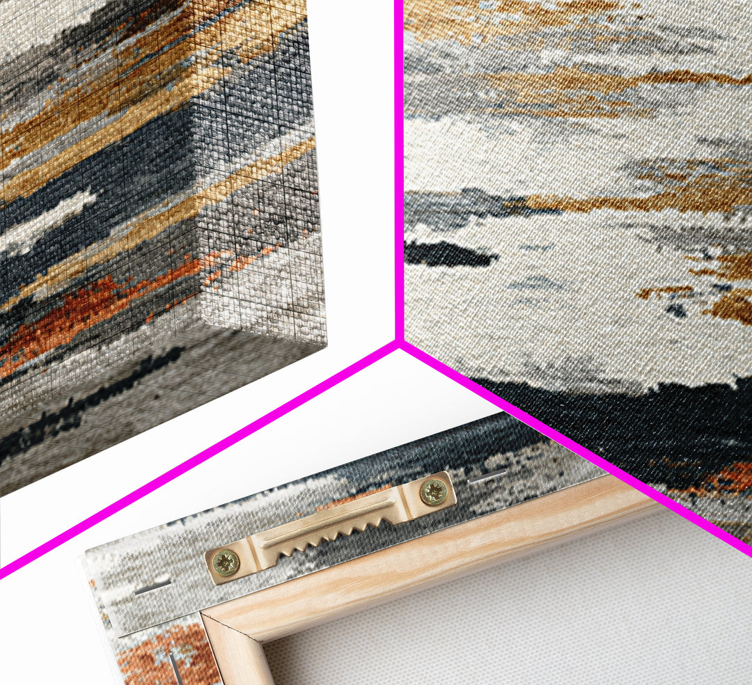Abstract Woven Texture Canvas Print, Guest Bedroom Art, Poster, Bedroom Decor, Guest, Farmhouse Decor, Living Room Decor, GBA-2x3-70