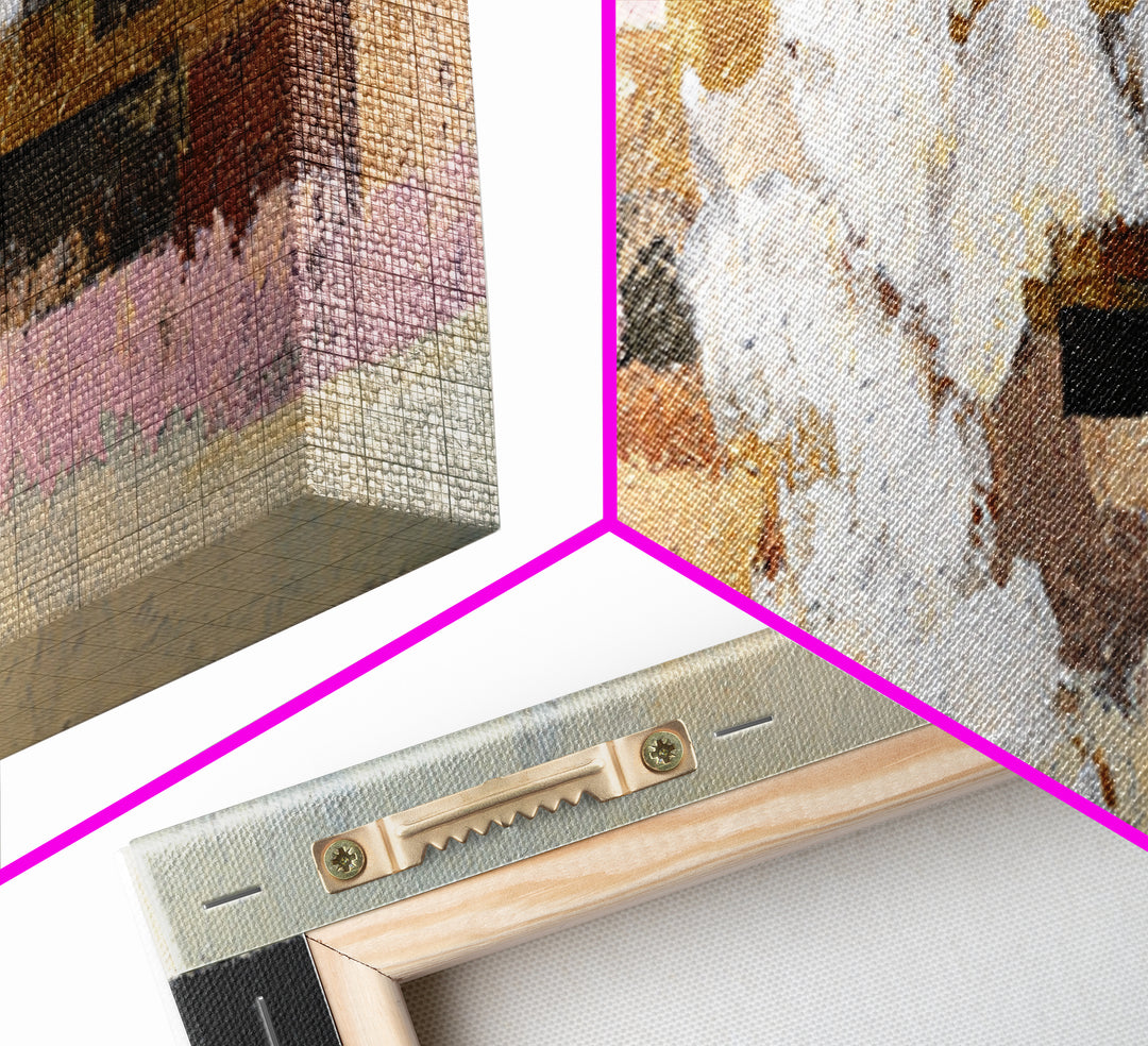 Abstract Woven Texture Canvas Print, Guest Bedroom Art, Wall Art, Bedroom Decor, Abstract Art, Guest, New Home Gift, GBA-3x1-30