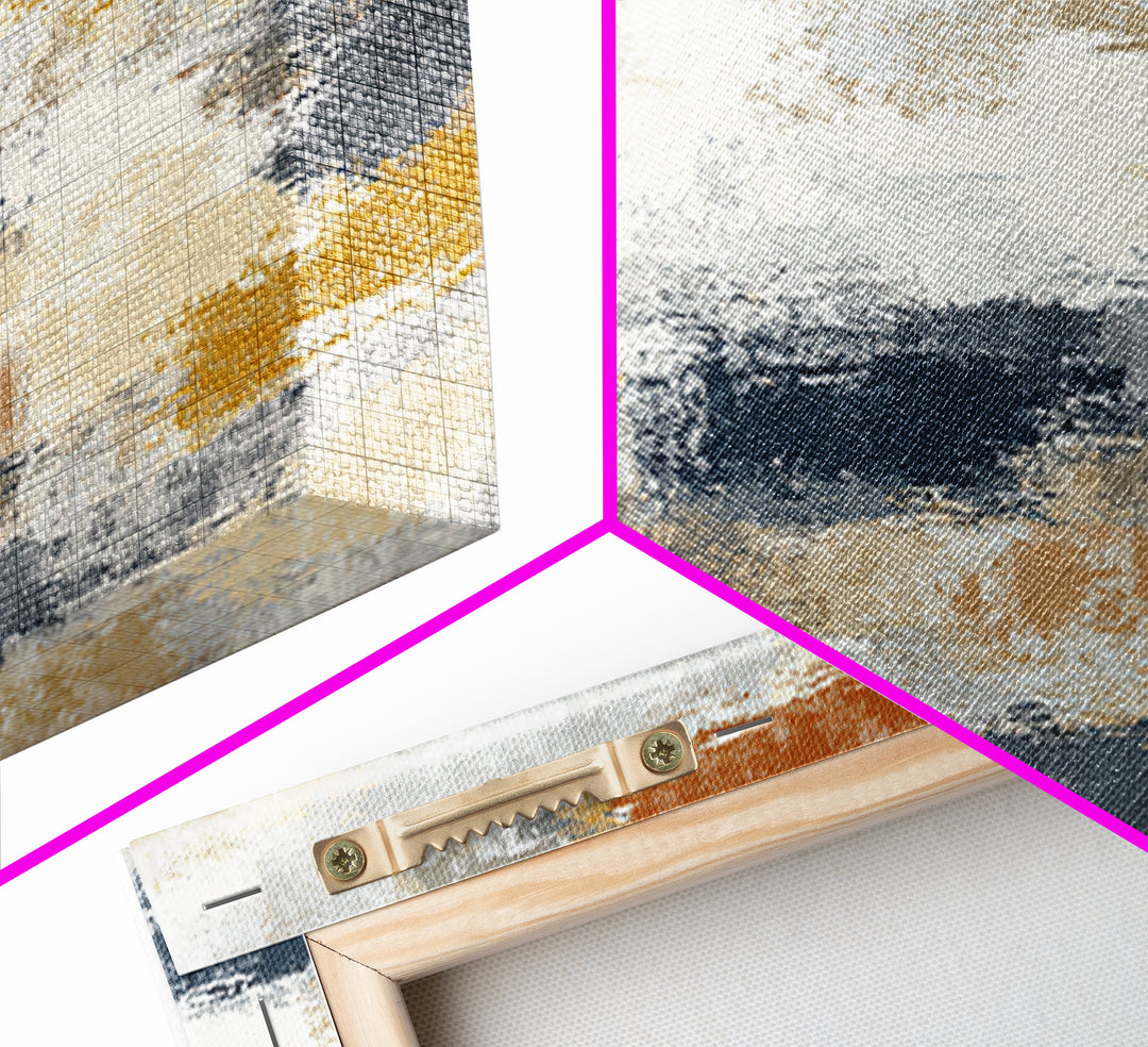 Abstract Woven Texture Canvas Print, Guest Bedroom Art, Above Bed Decor, Bedroom Decor, Abstract Art, Guest, Boho Decor, GBA-3x1-54