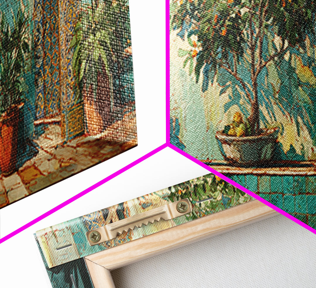 Olive Branch Still Life Framed Canvas Print, Guest Bedroom Art, Cat Wall Art, Bedroom Decor, Watercolor Art, Guest, GBA-3x1-57