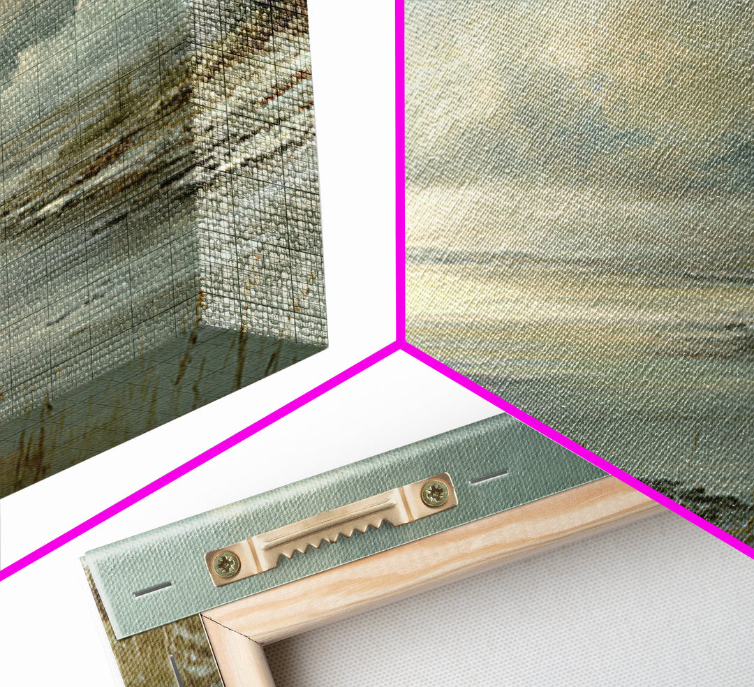 Romantic Cloudscape in Blush and Ivory Framed Canvas Print, Guest Bedroom Art, Wall Art Prints, Bedroom Decor, Fine Art, Guest, GBA-3x2-15