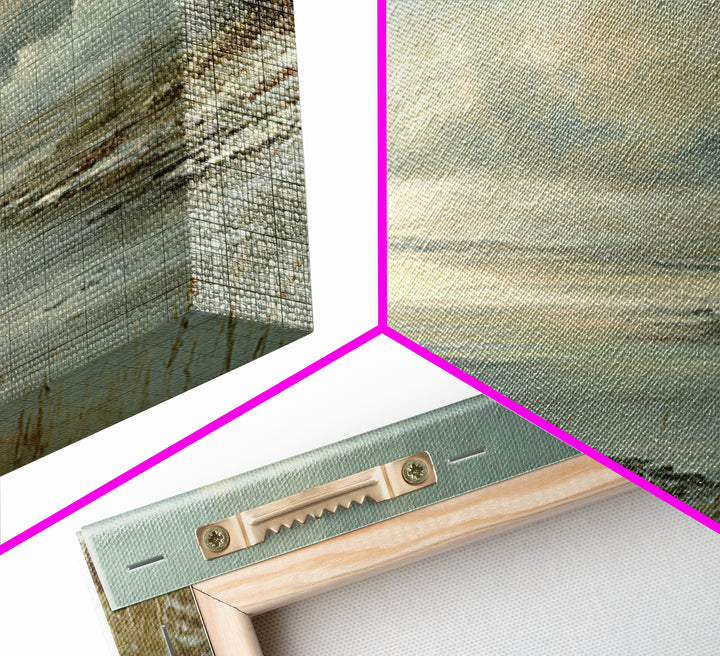 Romantic Cloudscape in Blush and Ivory Framed Canvas Print, Guest Bedroom Art, Wall Art Prints, Bedroom Decor, Fine Art, Guest, GBA-3x2-15