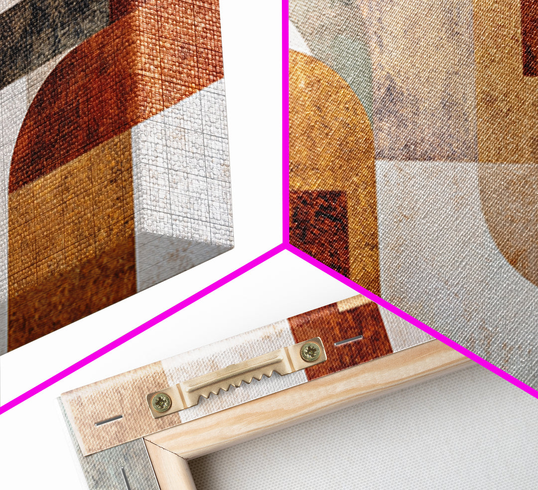Warm Abstract Arches Framed Canvas Print, Guest Bedroom Art, Home Decor, Bedroom Decor, Fine Art, Guest, Printable Art, GBA-3x2-7