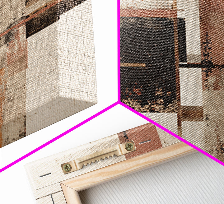 Abstract Woven Texture Framed Canvas Print, Guest Bedroom Art, Bedroom Wall Art, Bedroom Decor, Abstract Art, Guest, GBA-3x2-90