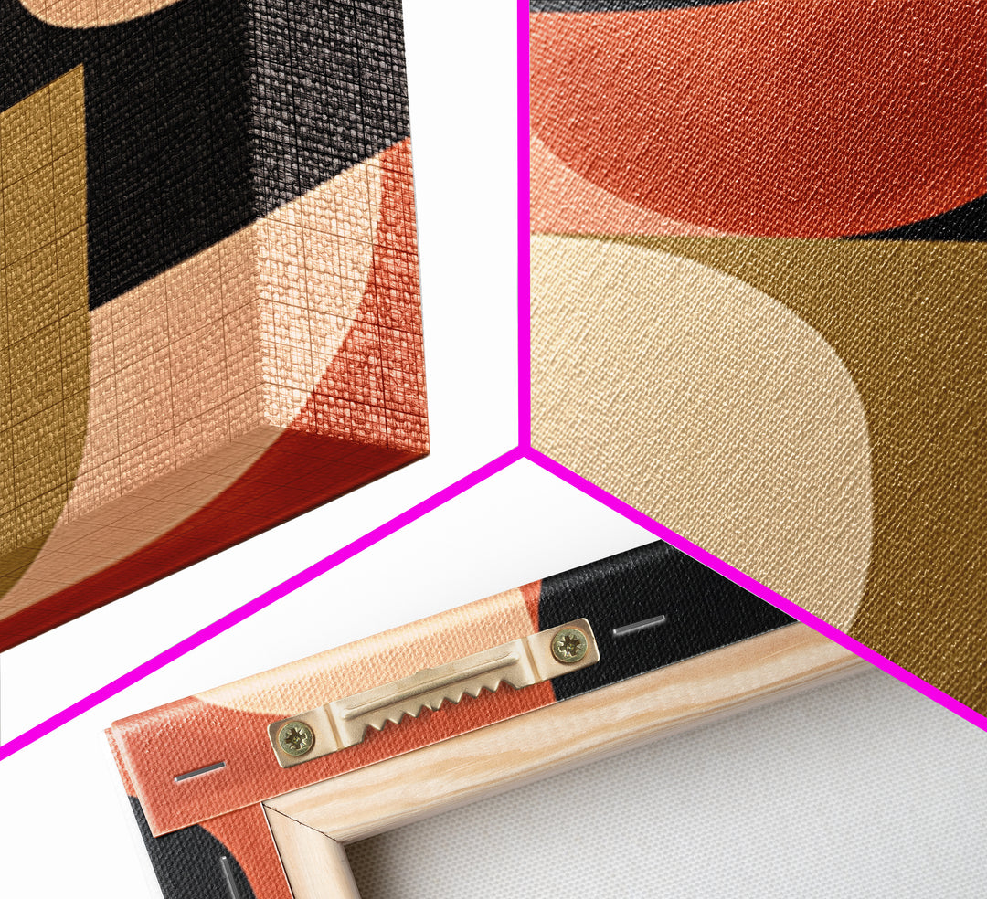 Warm Terracotta Abstract Canvas Print, General Fine Art, Bedroom Decor, Living Room Decor, Abstract Art, Minimalist Decor, GEN-1x1-30