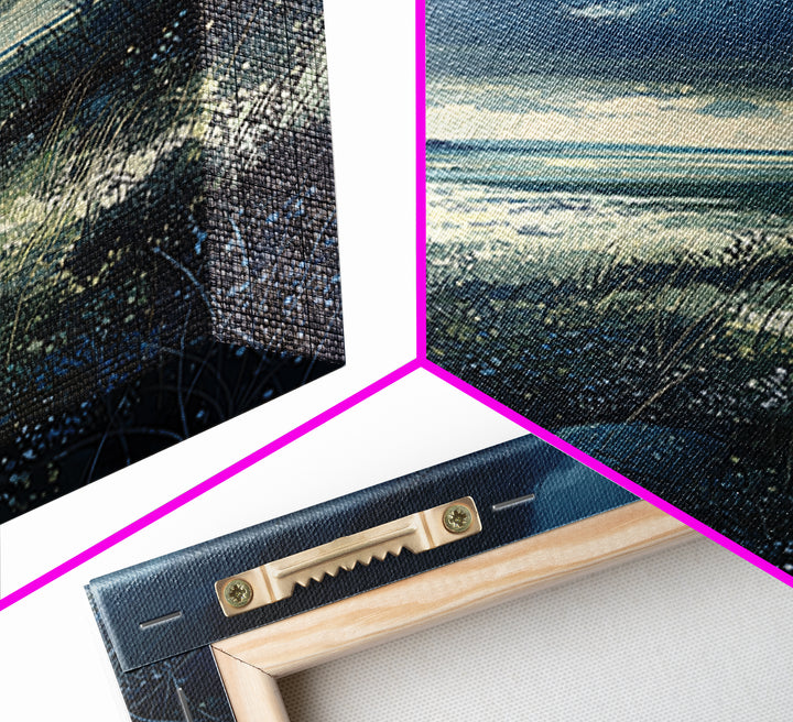 Quiet Abstract Landscape Canvas Print, General Fine Art, Room Decor, Living Room Decor, Fine Art, Digital Prints, GEN-1x1-49