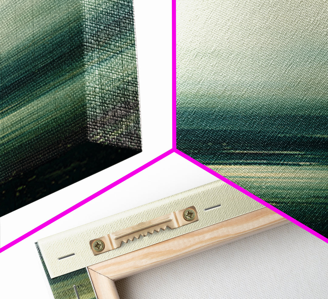 Quiet Abstract Landscape Canvas Print, General Fine Art, Minimalist Decor, Living Room Decor, Oil Painting, Art Print, GEN-1x3-13