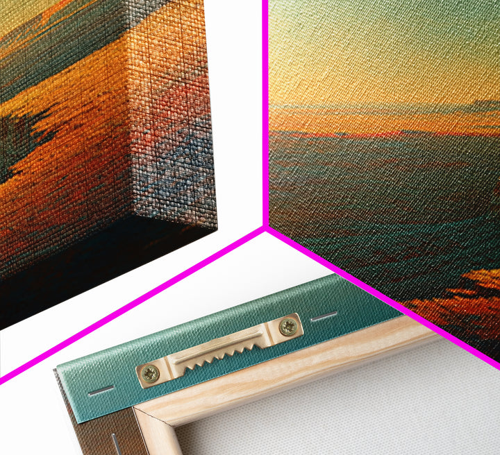 Serene Desert Horizon Canvas Print, General Fine Art, Printable Wall Art, Living Room Decor, Fine Art, Canvas Wall Art, GEN-2x3-49