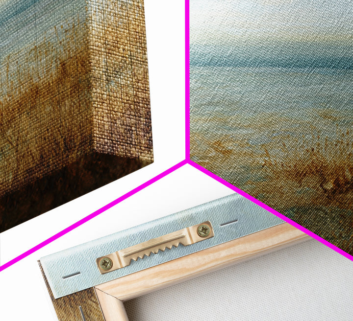 Quiet Abstract Landscape Framed Canvas Print, General Fine Art, Room Decor, Living Room Decor, Fine Art, Digital Prints, GEN-3x2-77