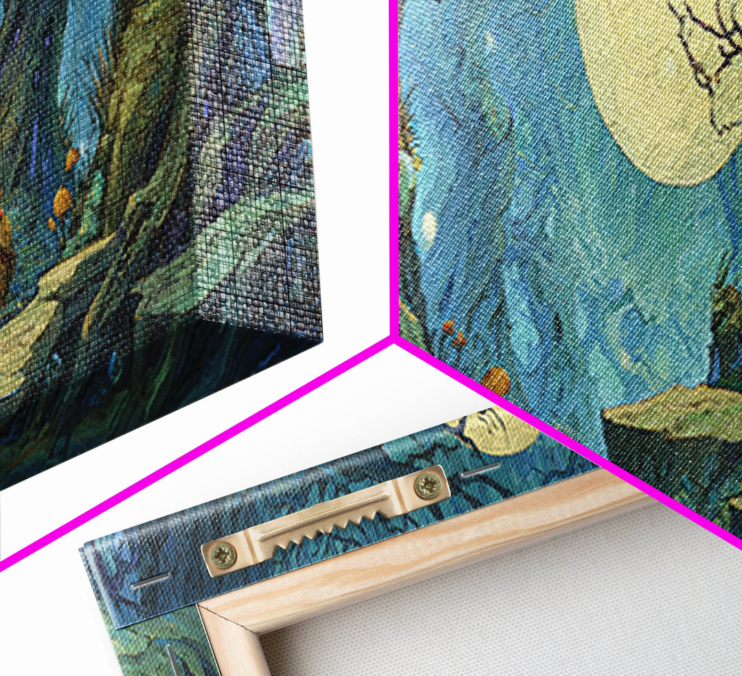 Fantasy Board Game Dragon Token Scene Canvas Print, Game Room Art, Living Room Decor, Game Room Decor, Fine Art, Play, GRA-3x1-75