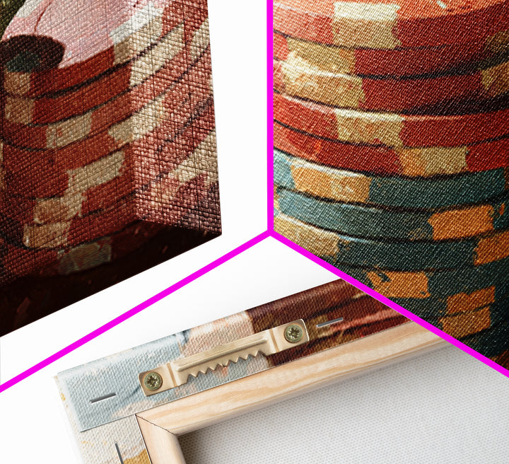 Poker Chips Stacked Like Casino Still Life Canvas Print, Game Room Art, Pop Art, Game Room Decor, Play, Fine Art Print, GRA-3x2-11
