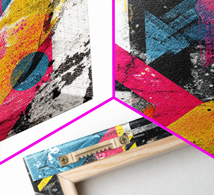 Wildstyle Arrows and Loops as Abstraction Canvas Print, Graffiti Art, Original Art, Living Room Decor, Abstract Art, Street, GRF-1x1-15
