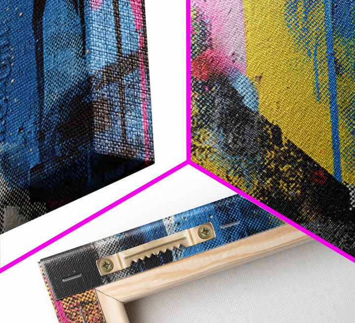 Spray Can Still Life Canvas Print, Graffiti Art, Boho Wall Decor, Living Room Decor, Fine Art, Street, Textured Painting, GRF-3x2-32