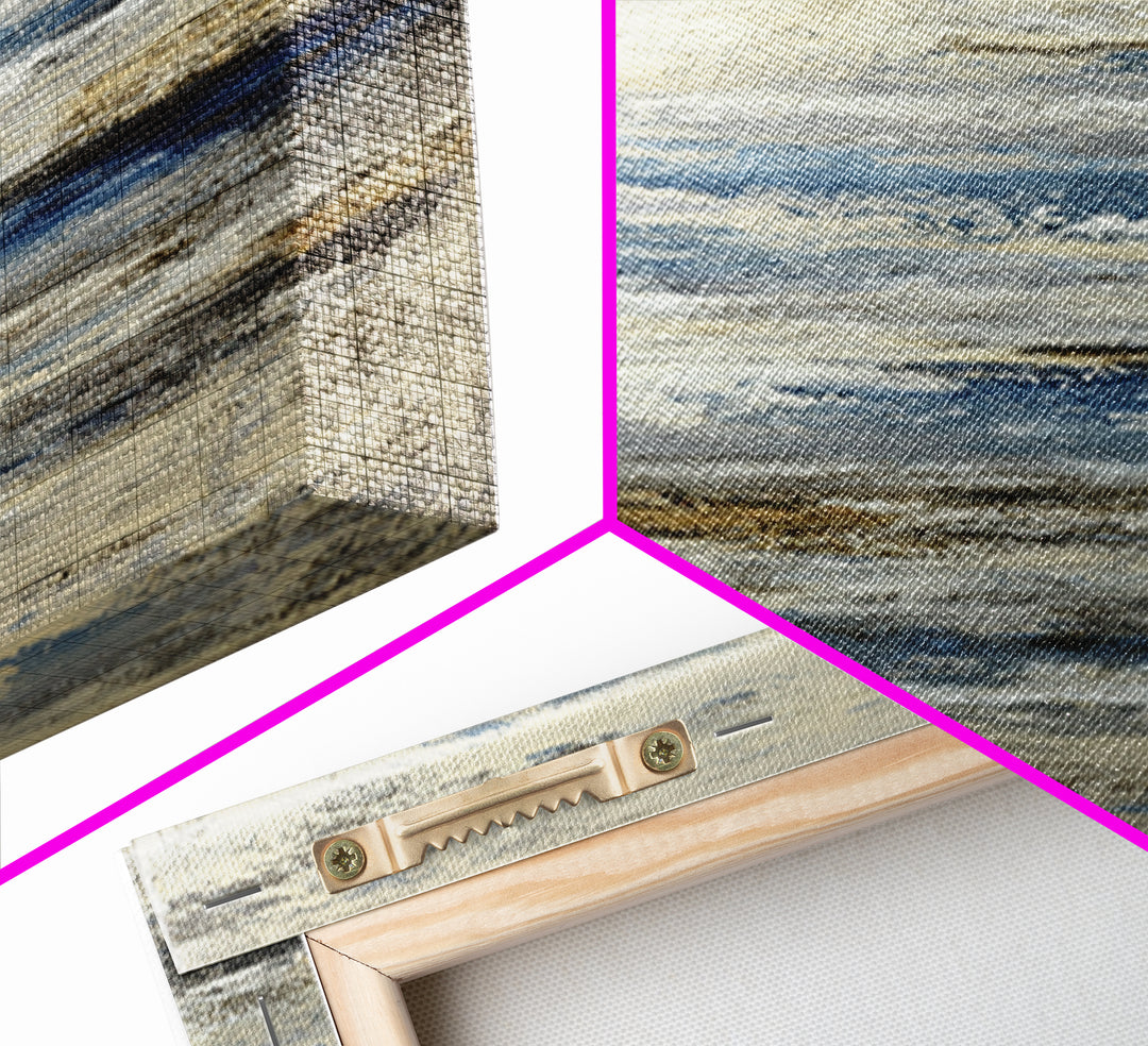 Soft Abstract Wave Forms Framed Canvas Print, Hotel Art, Modern Decor, Hotel Decor, Abstract Art, Boutique, Poster, Wall Decor, HOT-1x3-46