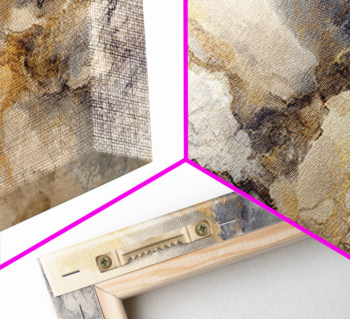 Abstract Marble Texture Framed Canvas Print, Hotel Art, Hotel Decor, Abstract Art, Boutique, Framed Art, Wood Wall Art, HOT-2x1-15