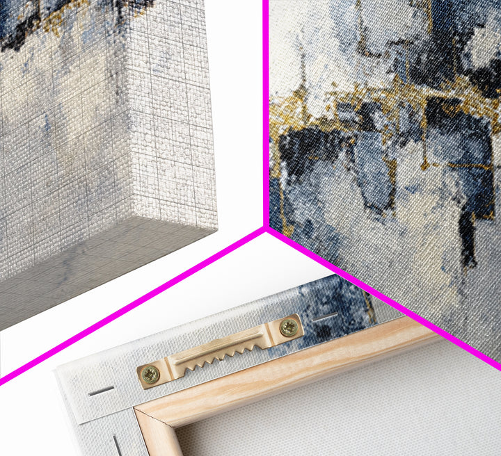 City Map Abstract Lines Without Readable Labels Canvas Print, Hotel Art, Hazbin Hotel, Hotel Decor, Abstract Art, Boutique, HOT-2x1-68
