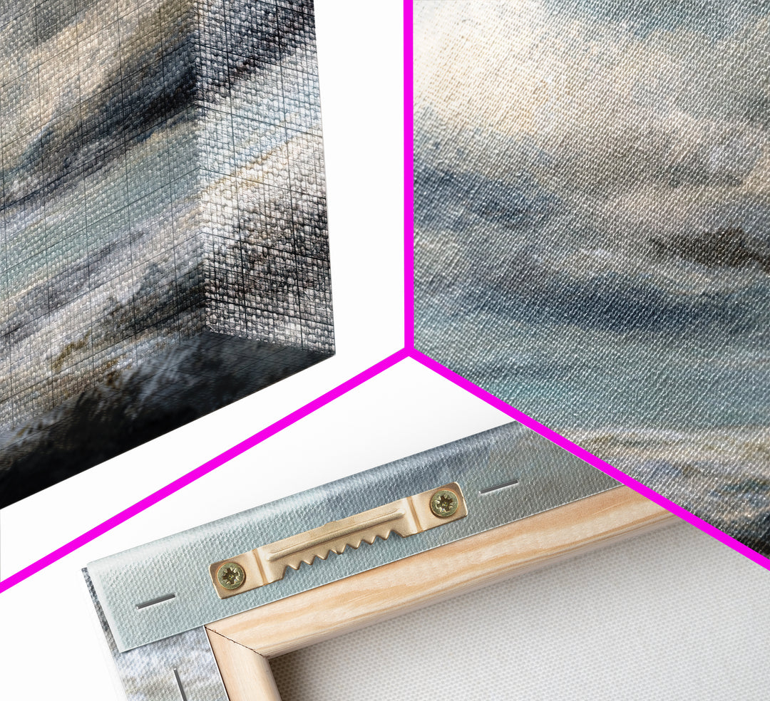 Large Cloudscape with Subtle Drama Framed Canvas Print, Hotel Art, Living Room Decor, Hotel Decor, Fine Art, Boutique, HOT-2x1-85