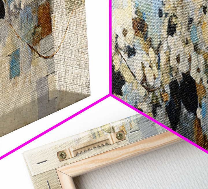 Classic Oil Painted Floral Still Life Framed Canvas Print, Hotel Art, Wall Sculpture, Hotel Decor, Fine Art, Boutique, HOT-3x1-1