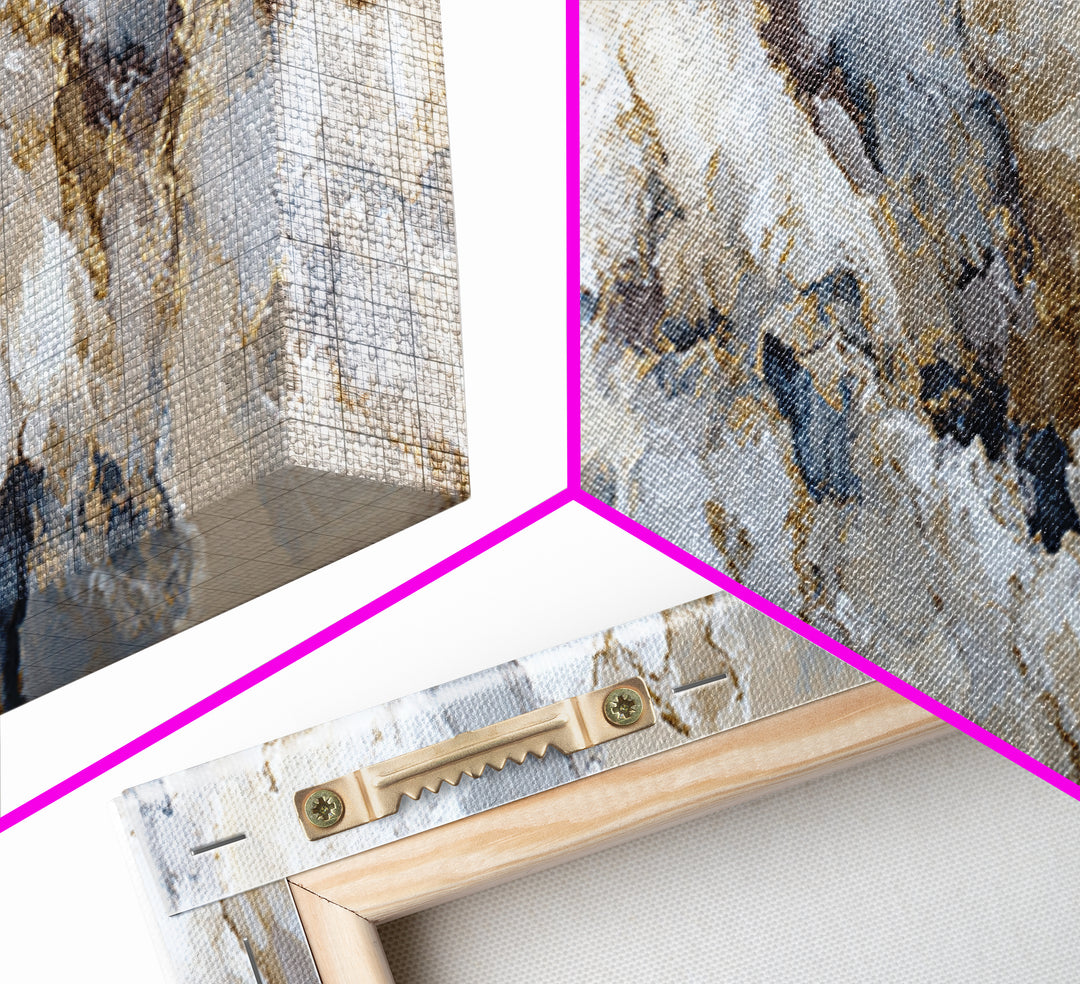 Abstract Marble Texture Framed Canvas Print, Hotel Art, Wall Decor, Hotel Decor, Abstract Art, Boutique, Living Room Decor, HOT-3x1-59
