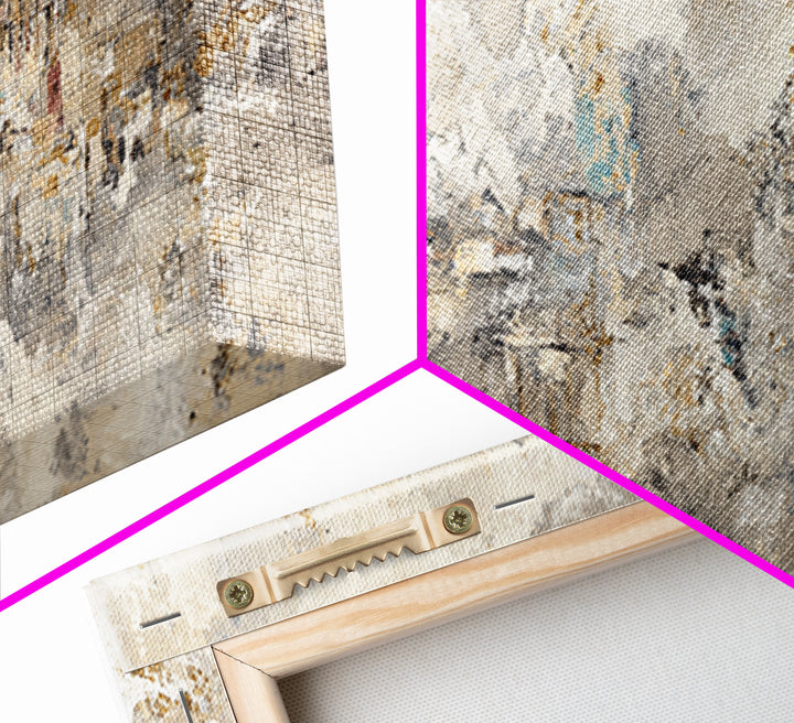 Abstract Marble Texture Canvas Print, Hotel Art, Mid Century Modern, Hotel Decor, Abstract Art, Boutique, Coastal Decor, HOT-3x1-83