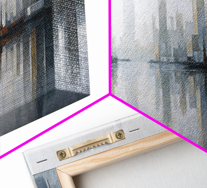 Quiet City Skyline Canvas Print, Hotel Art, Coastal Decor, Hotel Decor, Fine Art, Boutique, Statement Artwork, Boho Decor, HOT-3x2-54