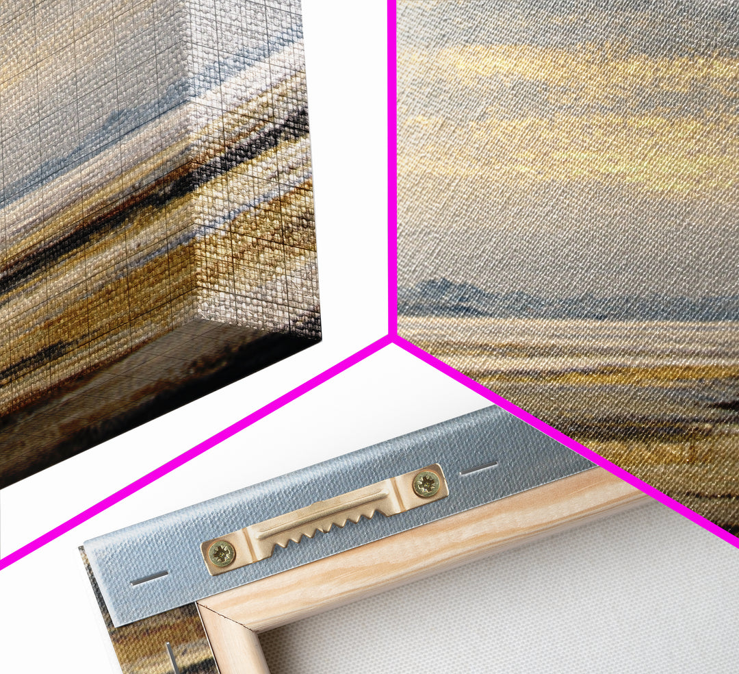 Panoramic Desert Horizon Canvas Print, Hotel Art, Contemporary Art, Hotel Decor, Fine Art, Boutique, Art Deco, Abstract Art, HOT-3x2-72