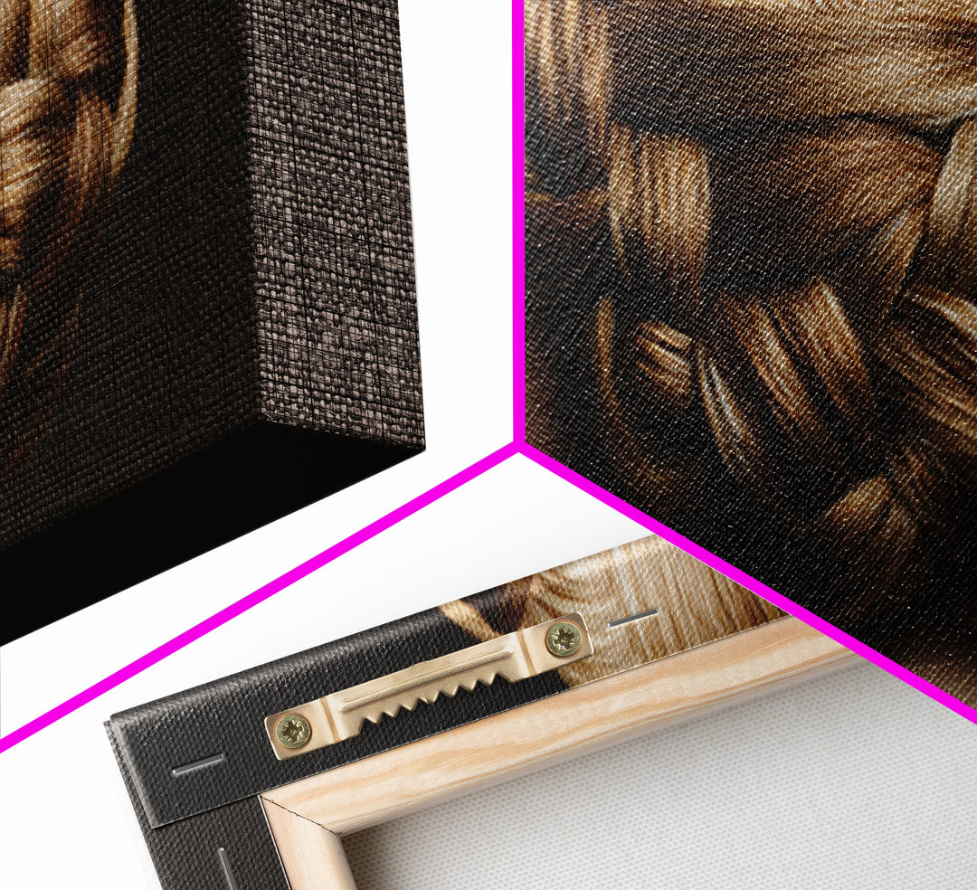 Braided Hairstyle Study Canvas Print, Hair Salon Art, Metal Wall Art, Living Room Decor, Fine Art, Style, Black and White Art, HSA-2x1-31