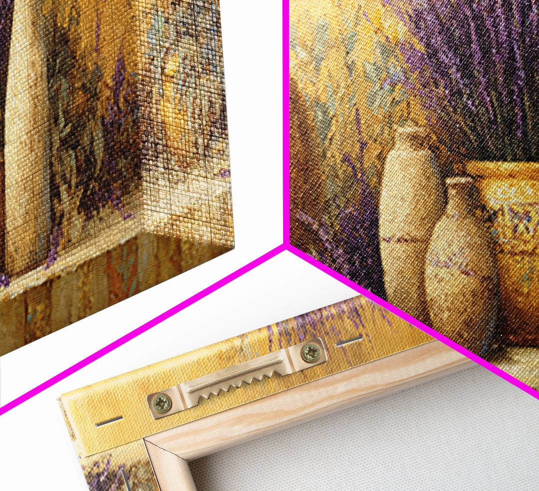 Sunset over Lavender Field Canvas Print, Impressionist Art, Printable Wall Art, Living Room Decor, Fine Art, Impression, IMP-3x1-30