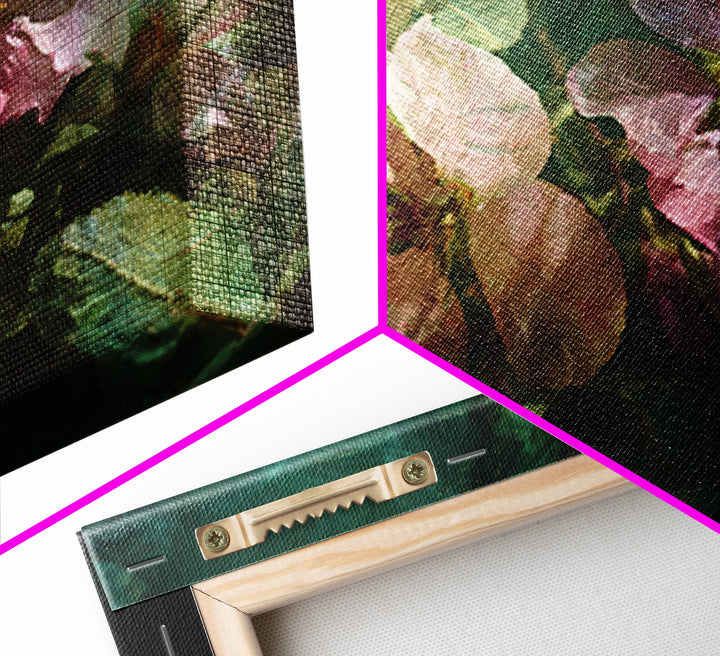 Caf Table with Flowers and Morning Light Canvas Print, Impressionist Art, Gallery Wall Art, Living Room Decor, Impression, IMP-3x2-86