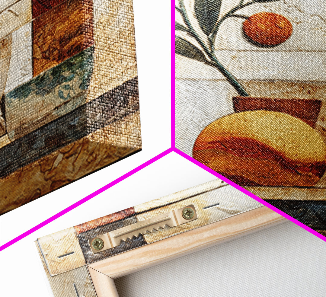 Marble Fruit Still Life Framed Canvas Print, Italian Villa Art, Gallery Wall Set, Living Room Decor, Fine Art, Villa, IVA-1x1-71