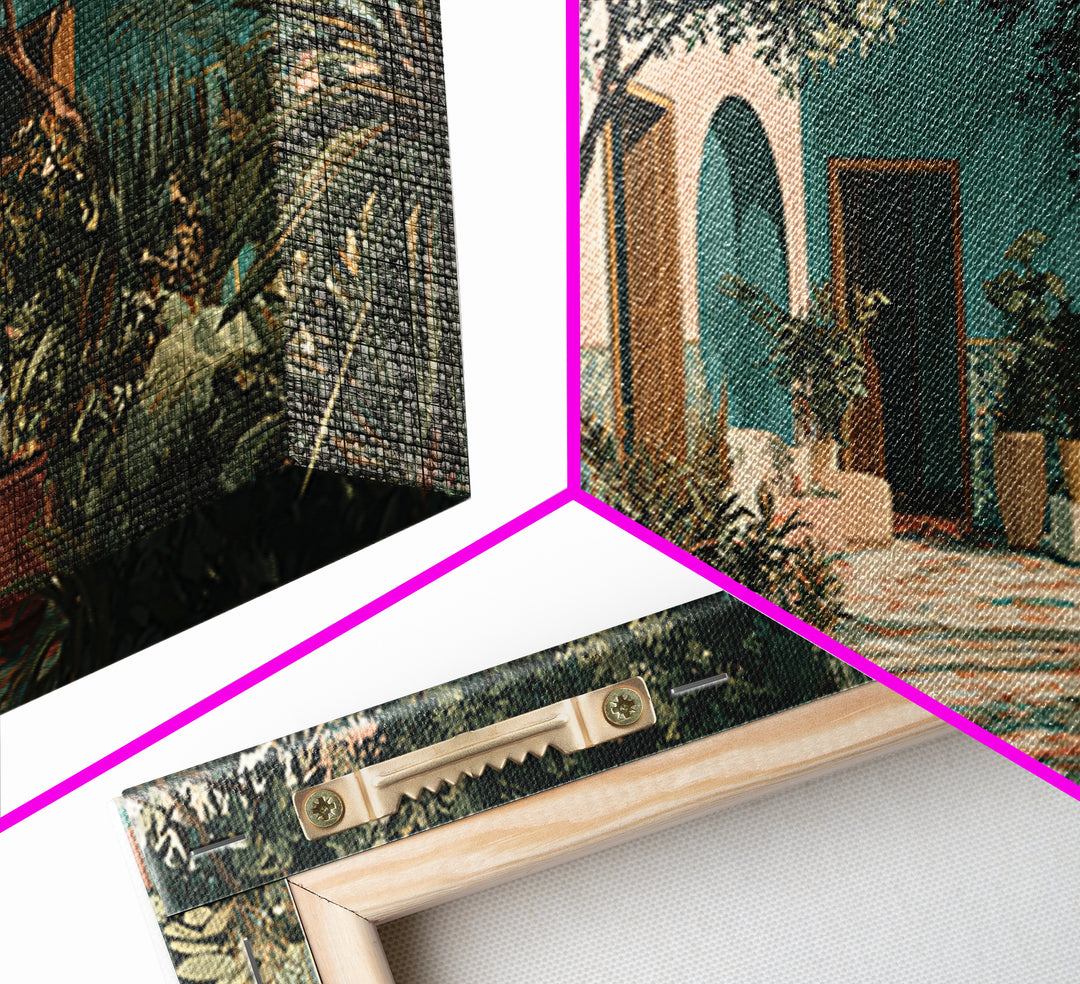 Olive Grove Path Framed Canvas Print, Italian Villa Art, Travel Poster, Living Room Decor, Fine Art, Villa, Fine Art Print, IVA-2x1-95