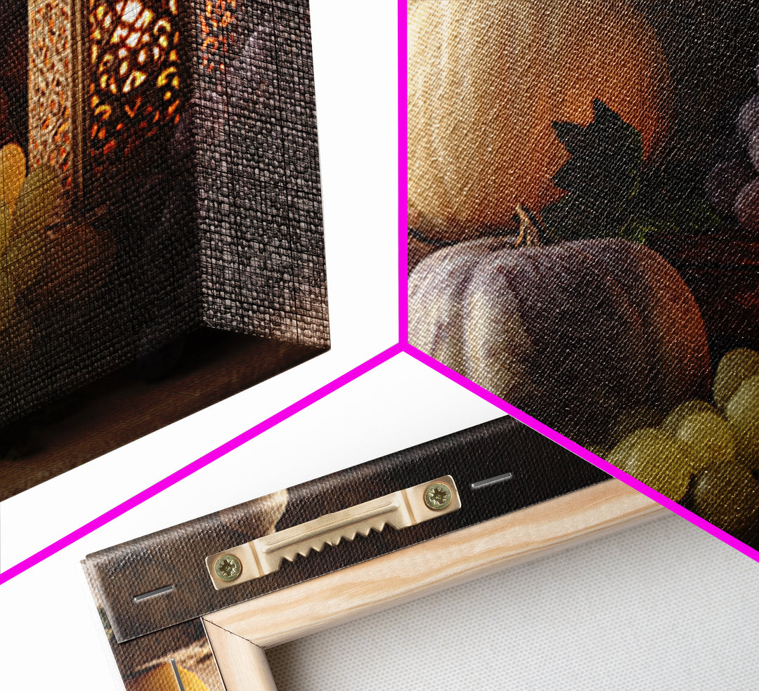 Marble Fruit Still Life Framed Canvas Print, Italian Villa Art, Textured Painting, Living Room Decor, Fine Art, Villa, IVA-3x2-27