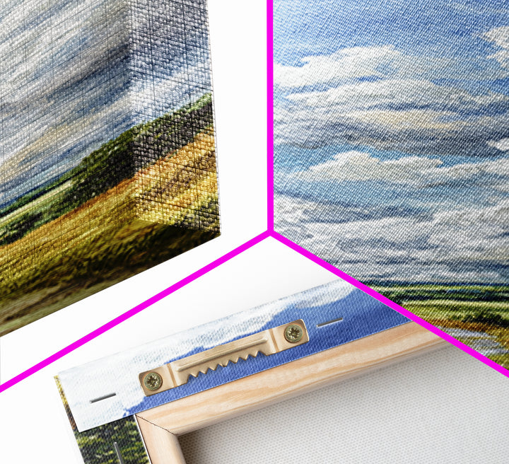 Old Country Road Canvas Print, Landscape Art, Art Prints, Living Room Decor, Horizon, Abstract Wall Art, Boho Wall Art, LAN-1x3-32