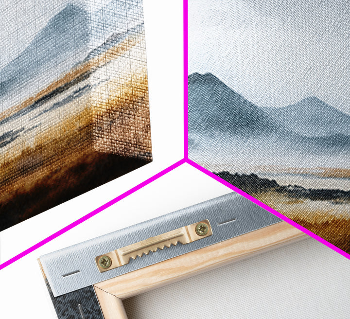 Volcanic Black Beach Canvas Print, Landscape Art, Art Prints, Living Room Decor, Fine Art, Horizon, Abstract Wall Art, LAN-2x1-82