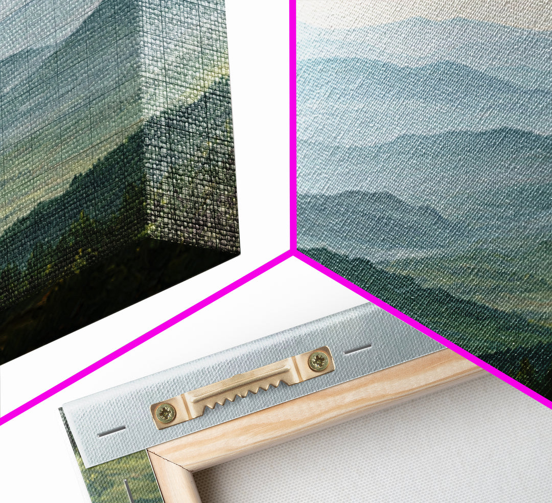 Rolling Green Hills Framed Canvas Print, Landscape Art, Floral Wall Art, Living Room Decor, Fine Art, Horizon, Minimalist Decor, LAN-3x2-82