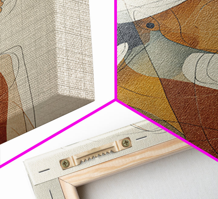 Line Drawing of a Woman Canvas Print, Line Art, Minimalist Decor, Living Room Decor, Oil Painting, Line, Boho Wall Art, LIN-1x1-91