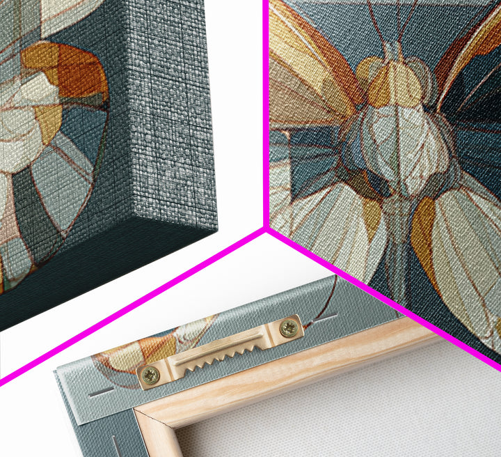 Line Art Butterfly Canvas Print, Line Art, Jesus Wall Art, Living Room Decor, Abstract Art, Line, Statement Artwork, LIN-3x2-26