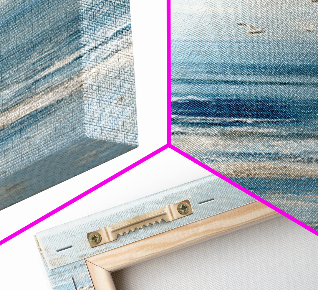 Coastal Aerial Shoreline Canvas Print, Living Room Art, Pet Portraits, Living Room Decor, Fine Art, Living, Neutral Decor, LIR-1x1-35