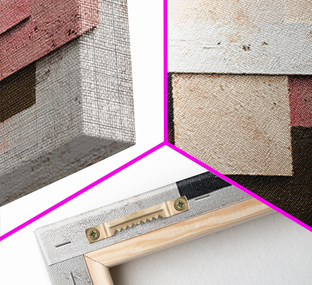 Monochrome Stone Texture Abstraction Canvas Print, Living Room Art, Luxury Decor, Living Room Decor, Abstract Art, Living, LIR-1x1-45