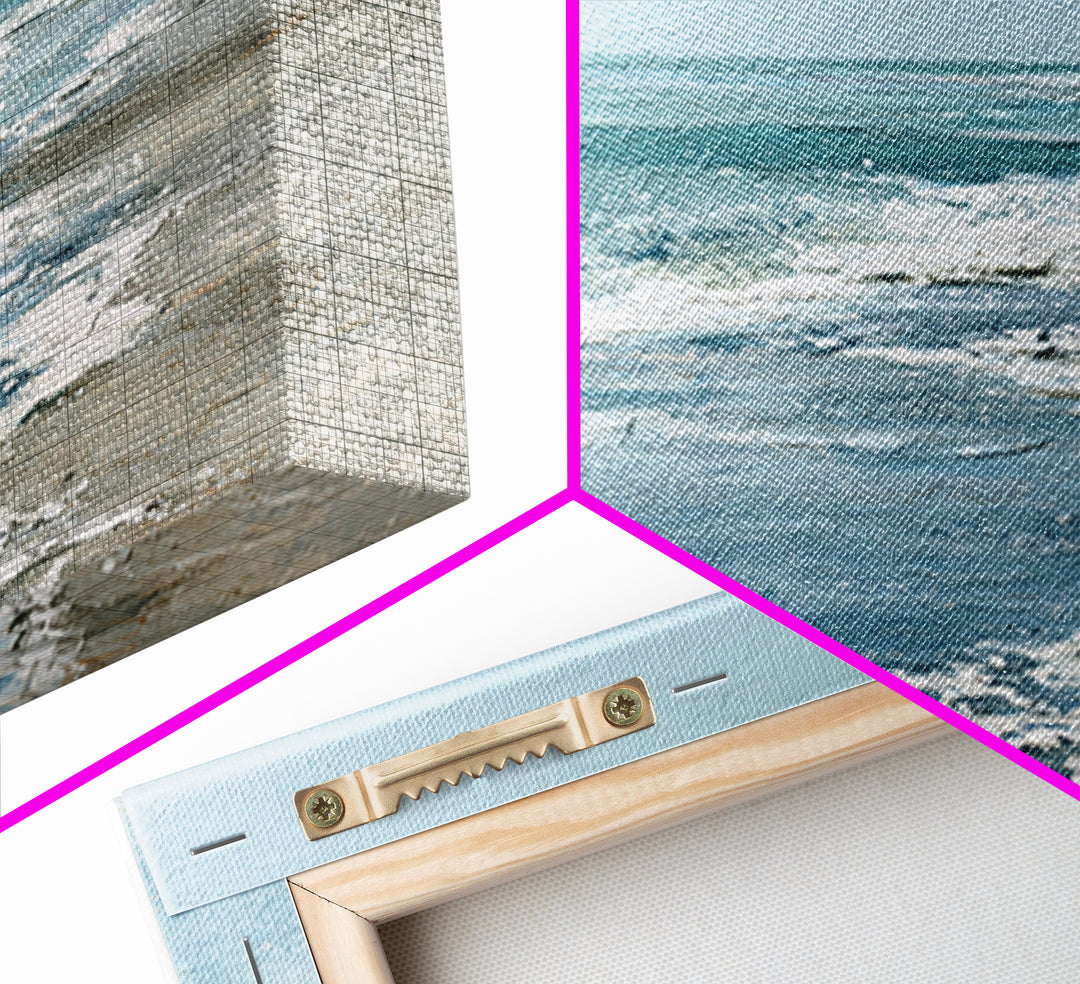 Moody Seascape for Dramatic Focal Point Canvas Print, Living Room Art, Abstract Wall Art, Living Room Decor, Living, Home Decor, LIR-1x1-6