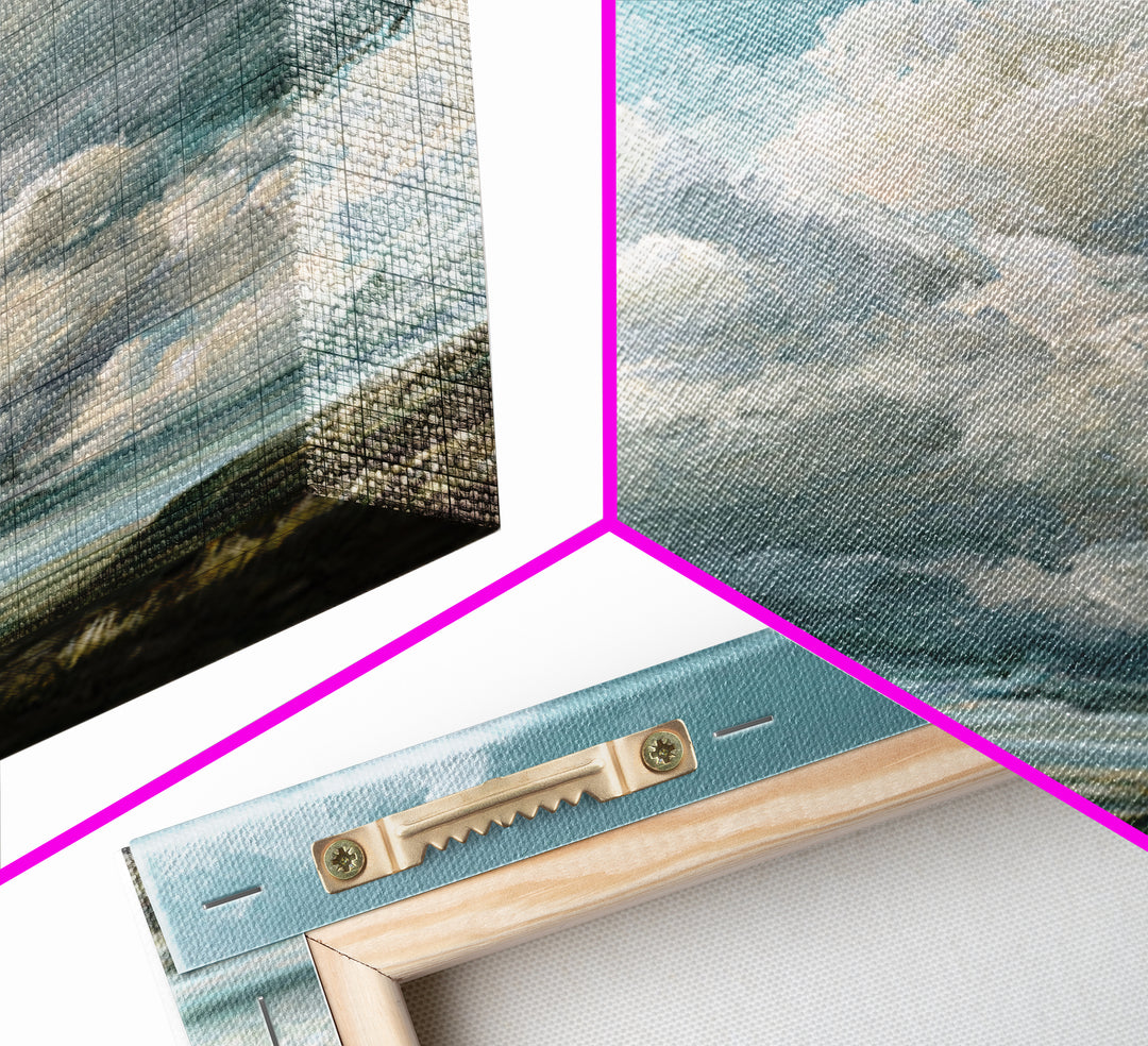 Large Cloudscape with Gentle Movement Framed Canvas Print, Living Room Art, Modern Decor, Living Room Decor, Fine Art, Living, LIR-1x1-67