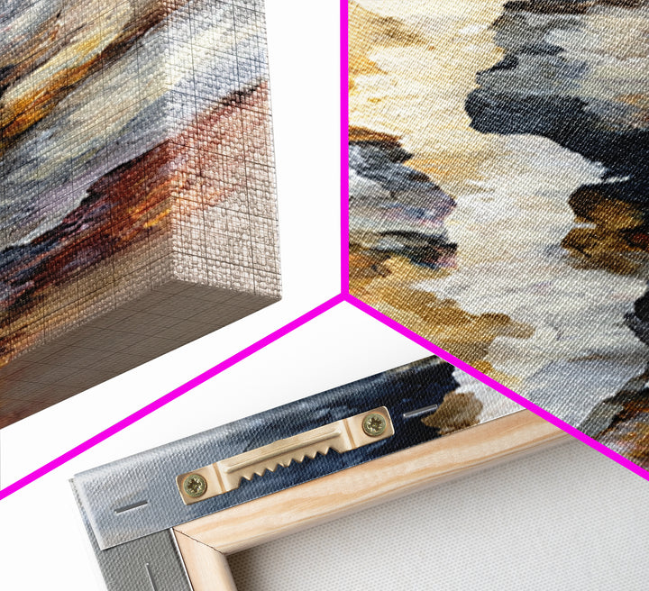 Large Statement Abstract Framed Canvas Print, Living Room Art, Painting, Living Room Decor, Abstract Art, Living, Bedroom Decor, LIR-1x3-61