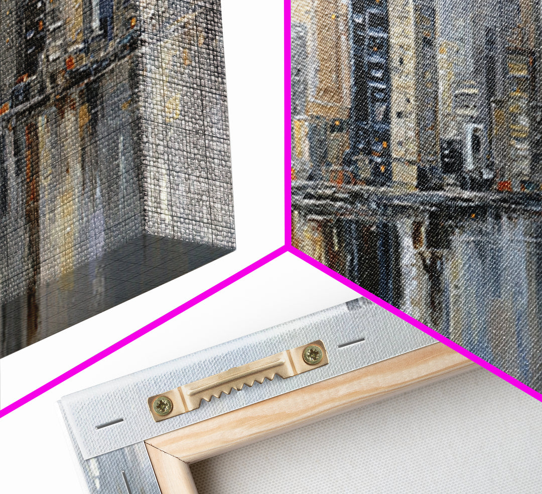 Modern City Skyline Canvas Print, Living Room Art, Home Decor, Living Room Decor, Abstract Art, Living, Large Wall Art, LIR-2x1-66