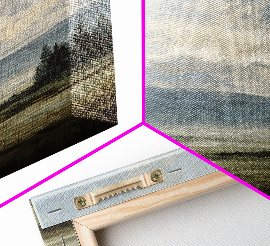 Modern Landscape with Expansive Calm Sky Canvas Print, Living Room Art, Printable Wall Art, Living Room Decor, Fine Art, Living, LIR-2x3-35