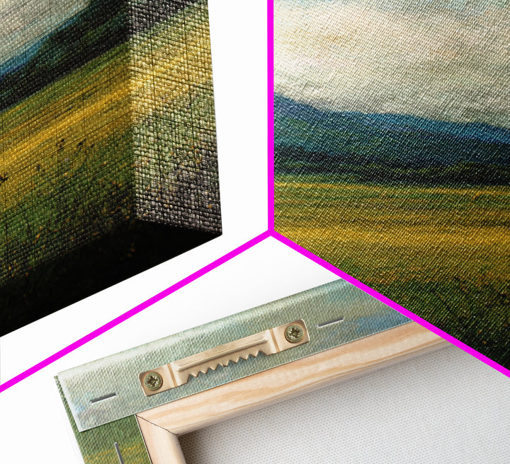 Quiet Meadow Landscape Framed Canvas Print, Living Room Art, Printable, Living Room Decor, Oil Painting, Living, Printable Art, LIR-2x3-55